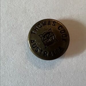 Vintage Thomas Cook Australian Brass Button
